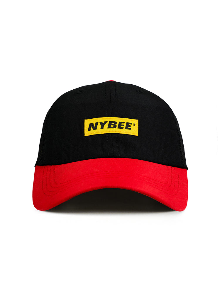 Backless Protective Style Cap - Red & Black